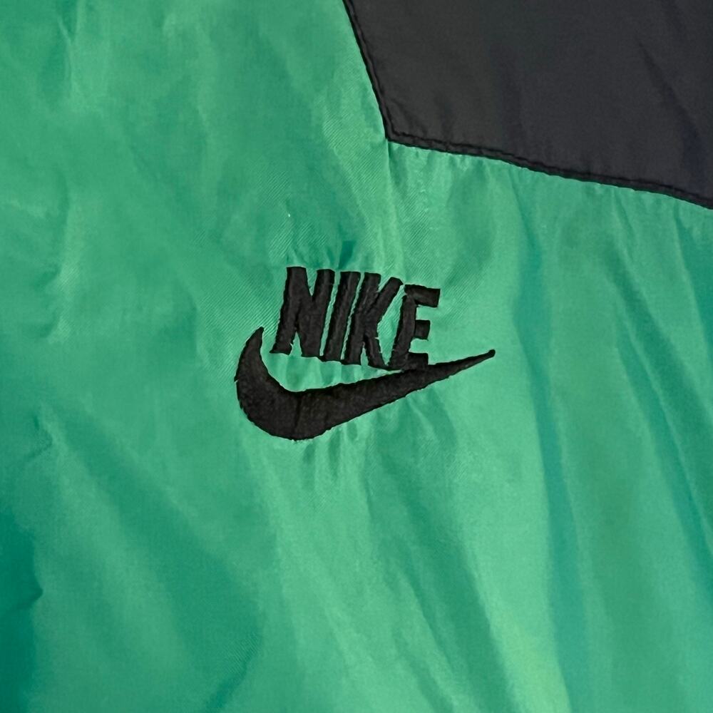 Vintage Nike Windbreaker Jacket - Men’s XL Green Black - Picture 2 of 9